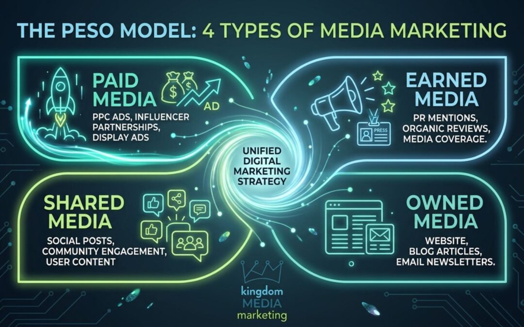 Demystifying the PESO Model: The 4 Types of Media Marketing Your Business Needs